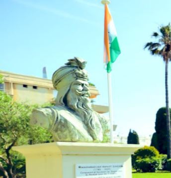 Saint Tropez, France, Statue of Maharaja Ranjit Singh
